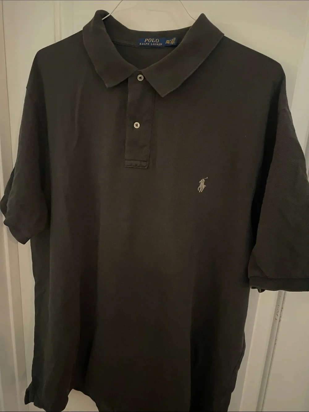 Polo by Ralph Lauren Dark Charcoal Short-Sleeve Polo 100% Cotton 2XLT